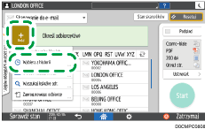 ilustracja ekranu panela operacyjnego