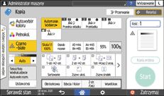 ilustracja ekranu panela operacyjnego
