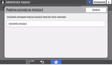 ilustracja ekranu panela operacyjnego