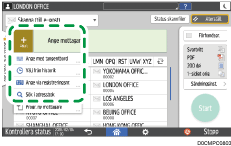 Bild på användarpanelens skärm