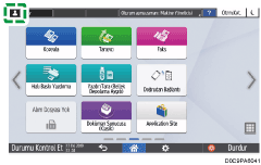 İşletim paneli ekran görseli