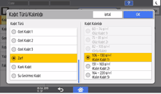 İşletim paneli ekran görseli