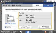 İşletim paneli ekran görseli