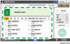 İşletim paneli ekran görseli