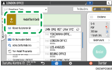 İşletim paneli ekran görseli