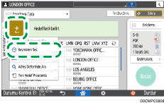 İşletim paneli ekran görseli