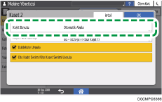 İşletim paneli ekran görseli