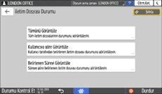 İşletim paneli ekran görseli
