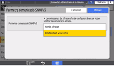Il·lustració de pantalla del tauler d'operacions