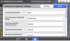Il·lustració de pantalla del tauler d'operacions
