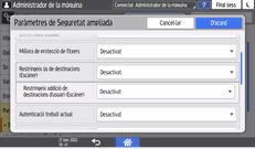 Il·lustració de pantalla del tauler d'operacions