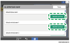 Il·lustració de pantalla del tauler d'operacions