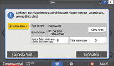 Il·lustració de pantalla del tauler d'operacions