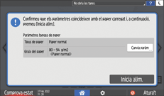 Il·lustració de pantalla del tauler d'operacions