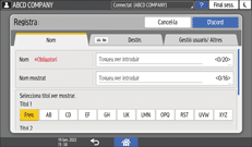 Il·lustració de pantalla del tauler d'operacions