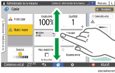 Il·lustració de pantalla del tauler d'operacions