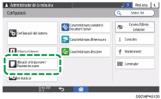 Il·lustració de pantalla del tauler d'operacions
