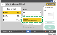 Il·lustració de pantalla del tauler d'operacions