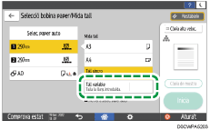 Il·lustració de pantalla del tauler d'operacions