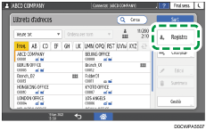 Il·lustració de pantalla del tauler d'operacions