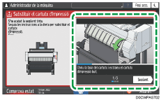 Il·lustració de pantalla del tauler d'operacions