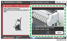 Il·lustració de pantalla del tauler d'operacions