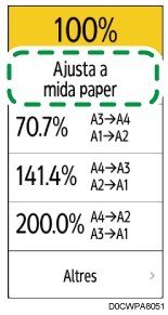 Il·lustració de pantalla del tauler d'operacions
