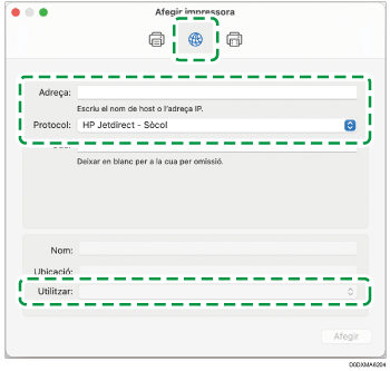 Il·lustració de pantalla de driver