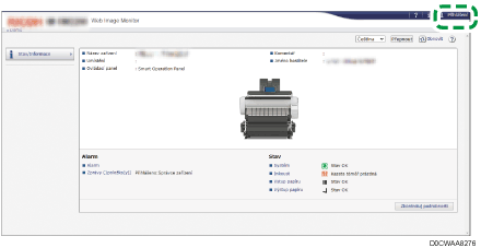 Ilustrace obrazovky webového prohlížeče