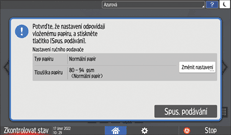 Ilustrace ovládacího panelu