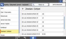 Ilustrace ovládacího panelu