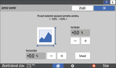 Ilustrace ovládacího panelu