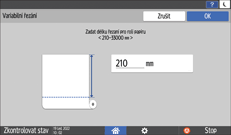 Ilustrace ovládacího panelu
