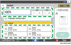 Ilustrace ovládacího panelu