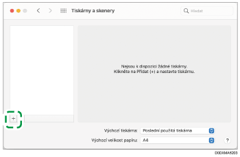 Ilustrace obrazovky ovladače