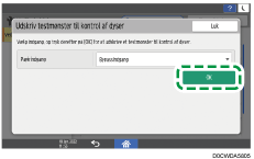 Operation panel screen illustration