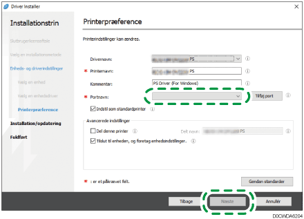 Illustration af driver-installationsprogram