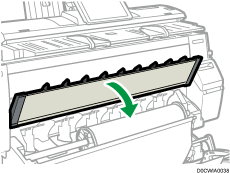 Illustration af papirindgang