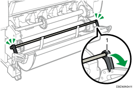 Nummereret illustration af papirindgang
