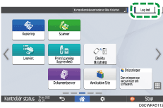 Operation panel screen illustration