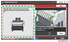Operation panel screen illustration