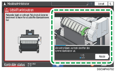 Operation panel screen illustration