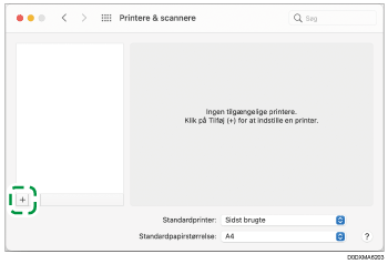 Illustration af driverskærmbillede