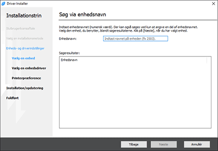 Illustration af driver-installationsprogram