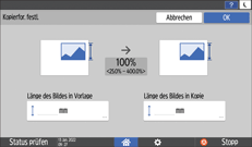 Abbildung Bedienfeld-Display