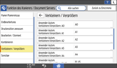 Abbildung Bedienfeld-Display