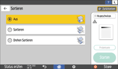 Abbildung Bedienfeld-Display