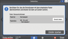 Abbildung Bedienfeld-Display