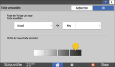 Abbildung Bedienfeld-Display
