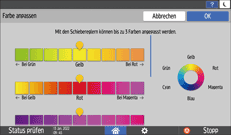 Abbildung Bedienfeld-Display